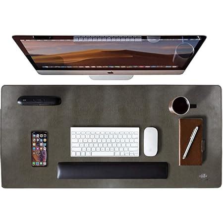 UK Leather Creation Combo with Laptop Pad For Desk,Vegan Tray And Mouse ...