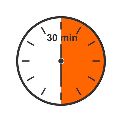 30 Minute Timer Clipart