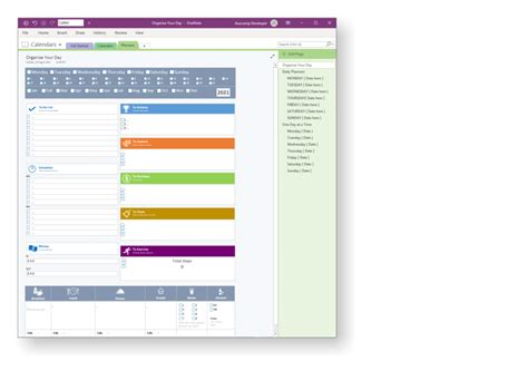OneNote Daily Planner Template 的图像结果