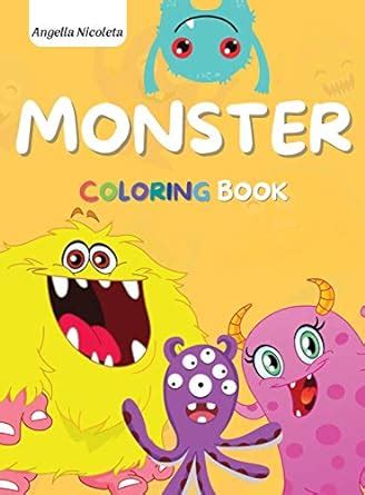 Monster Coloring Book: for Kids Ages 4-8 A Fun Colouring Activity Book ...