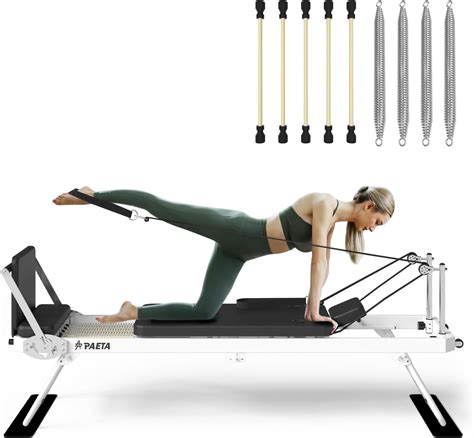 Pilates Reformer, PAETA Foldable Reformer Pilates Machine for Home Use ...