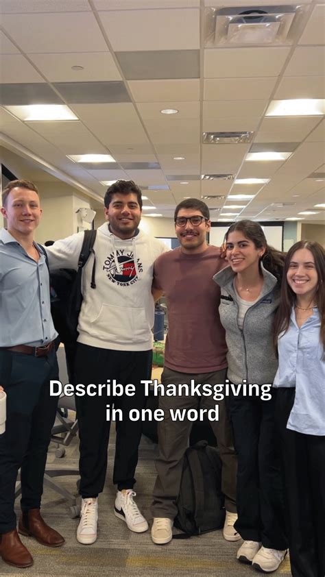 FIU Medicine | Our med students describe Thanksgiving in one word! We ...