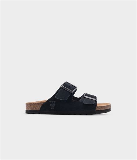 Costa classic cork sandal in Black Ember | Handcrafted by Sandgrens
