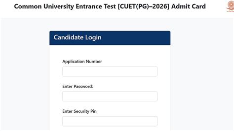 CUET PG Admit Card 2026 Released; Direct Link Here To Download Hall Ticket