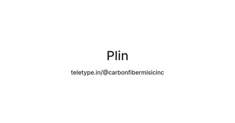 Plin — Teletype