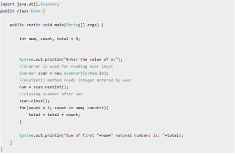 Write a program in Java to find and display the sum of the factorial of ...