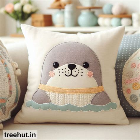 Seal Cushion Design Ideas, Animal Cushion Ideas