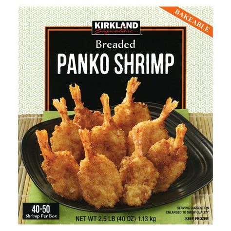 Kirkland Signature Panko Breaded Shrimp 40 oz (2.5 lbs) - $19.99 at Costco