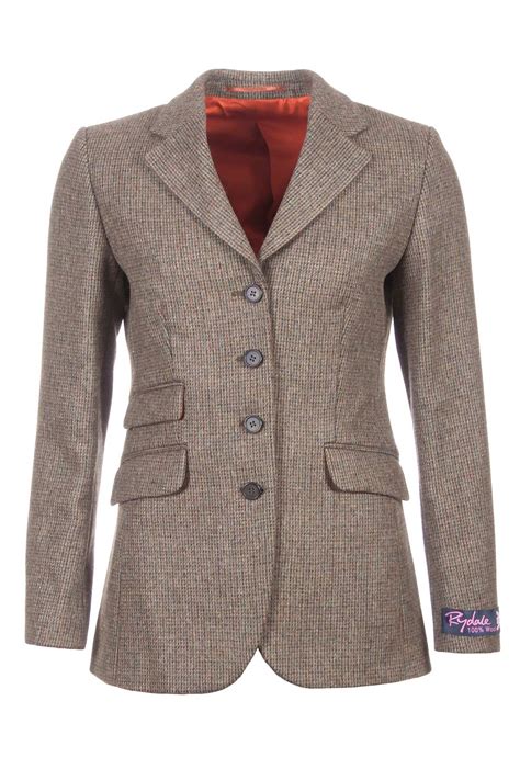 Ladies Long Tweed Blazer UK | Womens Casual Tweed Blazer | Rydale
