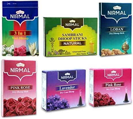 Shubhkart Nirmal Bambooless Dhoop Stick, Wet Dhoop Zipper & Dry Dhoop ...