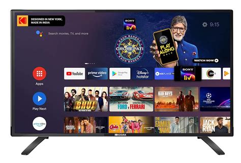 Kodak 80 cm (32 Inches) HD Certified Android LED TV 32HDX7XPRO (Black ...