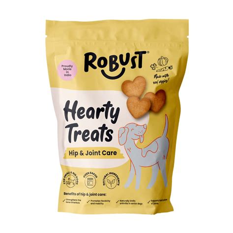 Buy ROBUST Hearty Pet Treats (Hip & Joint Care) for Healthy Cartilage ...