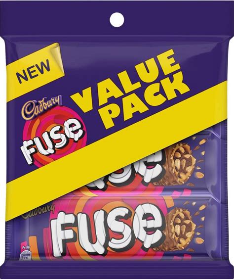 Cadbury Fuse Chocolate Bar Trio Pack, 150 g (Pack of 5) Bars Price in ...
