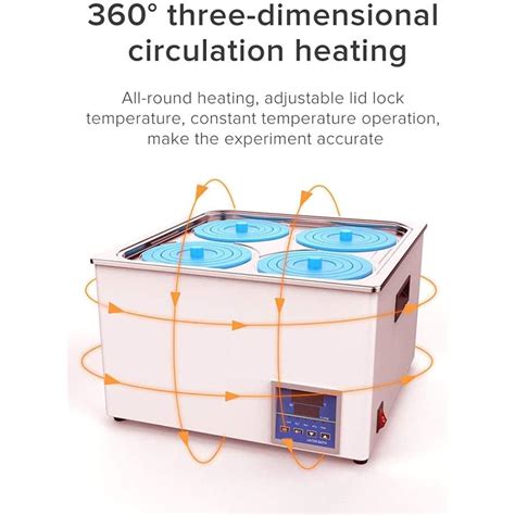 LPLYAA Digital Thermostatic Lab Water Bath, Stainless Steel India | Ubuy