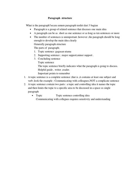 Image result for Basic Paragraph Structure