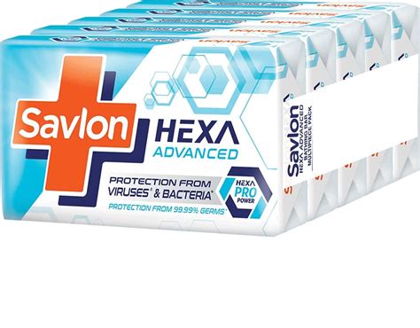 Buy SAVLON HEXA ADVANCED SOAP 125G (PACK OF 5) Online & Get Upto 60% ...
