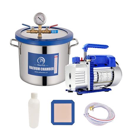 Buy 2 Gallon Vacuum Chamber, Heavy Duty Stainless Steel Degassing ...