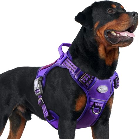 Auroth Tactical Dog Harness for Large Dogs No Pull Adjustable Pet ...
