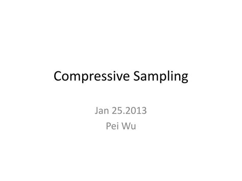 Image result for Compressive Sampling