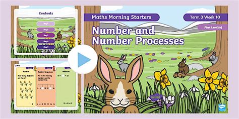 Maths Morning Starters First Level (a) Term 3 Week 10 PowerPoint