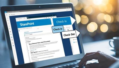 Image result for SharePoint Check-in CHECKOUT Processing