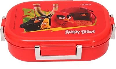 Buy Jaypee Lunch Box Missteel Angry Birds Red 650 ml Online at Low ...