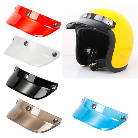 3-Snap Sun Peak For Helmet Universal 3-Snap Motorcycle Helmet Peak ...