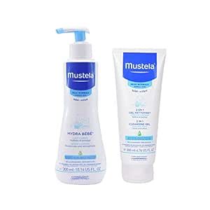 Buy Mustela 2 in 1 Cleansing Gel, 200ml + Mustela Hydra Bebe Body ...