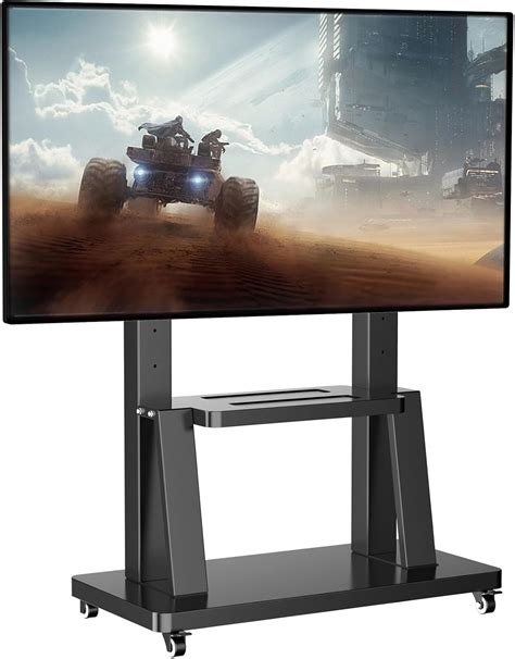 Amazon.com: WNJQBY Large TV Stand With Wheels For 32-100" 4K LED LCD TVs,Heavy-Duty Rolling TV ...