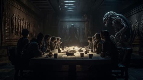 Image result for Alien Dinner Scene