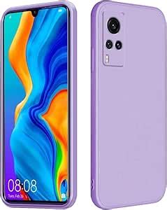 N&M Noon & Moon Liquid Silicone Designed Back Case Cover for Vivo X60 ...