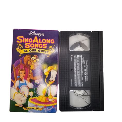 Disney Sing Along Songs Beauty and the Beast: Be Our Guest VHS - Etsy ...