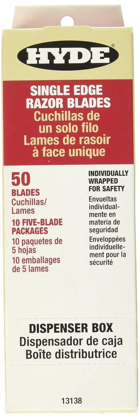HYDE 13138 Single Edge Razor Blade : Amazon.in: Health & Personal Care