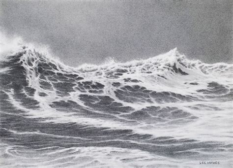 Drawing The Ocean With Pencil - Drawing Improvement Challenges
