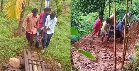 ಮೂಡಿಗೆರೆ | ಹಿನಾರಿ ಗ್ರಾಮದ ಪರಿಶಿಷ್ಟರ ಬಡಾವಣೆಗಿಲ್ಲ ರಸ್ತೆ ಸೌಲಭ್ಯ ...