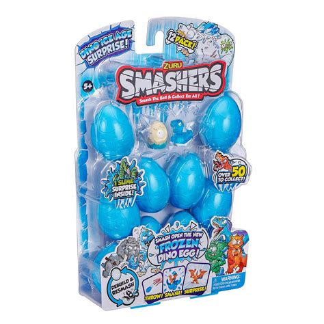 Buy Smashers Dino Ice Age 12-Pack Smash Eggs by ZURU (7458-S001) Online ...