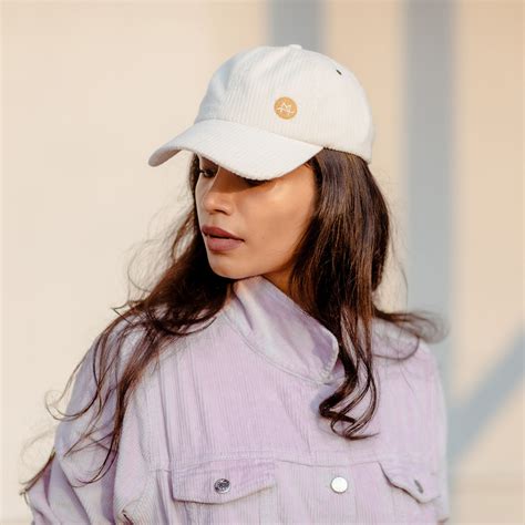 Corduroy Baseball Cap - Ivory – themadhatters.in
