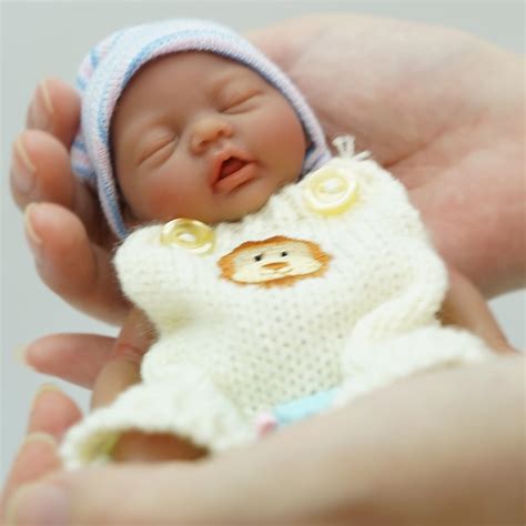 Buy Miaio Reborn Baby Doll Girl 7 Inch Silicone Doll Mini Realistic ...