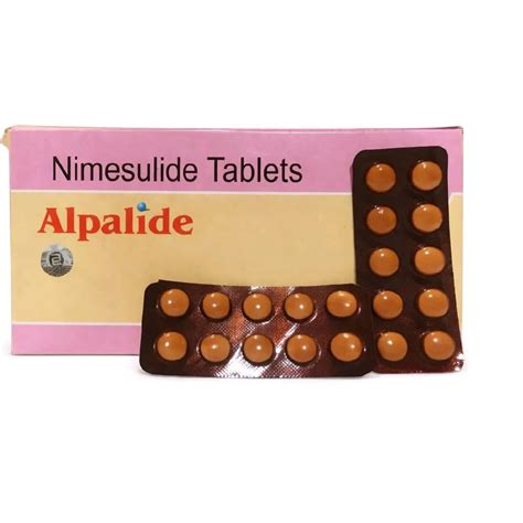 Alpalide Nimesulide Tablets - Multivitamin Nutrients Dietary Support ...