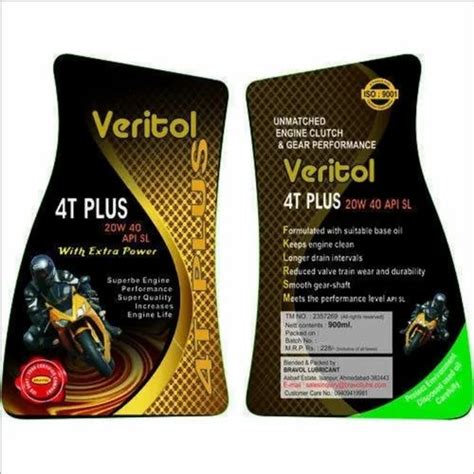 Automotive Labels - Lubricant Oil Labels Manufacturer from Noida