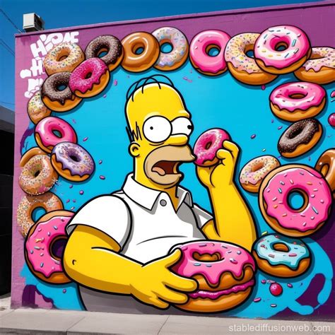 homer simpson comiendo donuts Prompts | Stable Diffusion Online