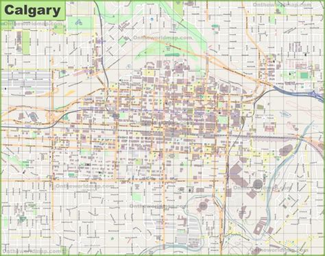 Image result for Calgary Canada Map