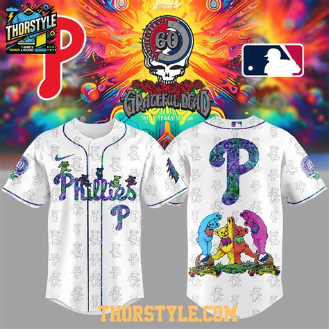 Philadelphia Phillies Memory Grateful Dead 60th Anniversary 2025 ...
