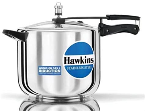 Hawkins D40 Pressure Cooker, 10 Litre, Silver – Extra Large Capacity ...