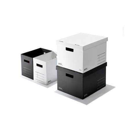 コクヨ 収納ボックス ＜NEOS＞ Mサイズ 黒 ブラック A4－NEMB－D 1個の通販｜カウネット