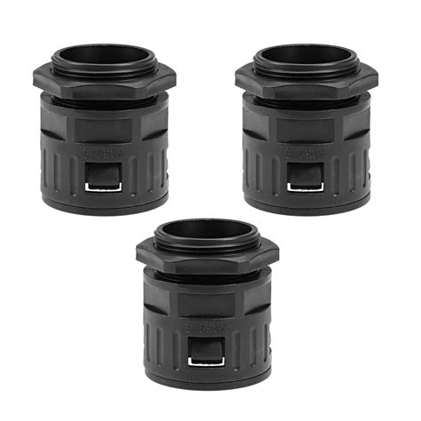 uxcell Cable Gland Corrugated Tube Connector AD34.5 Pipe Joints Clamps ...