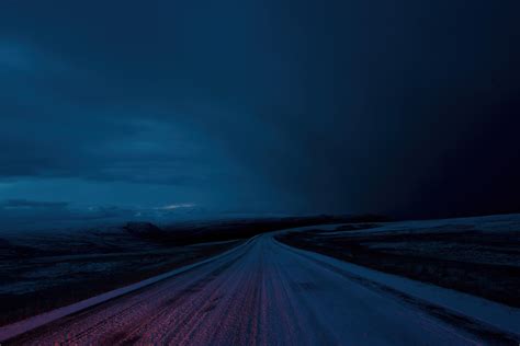 Night Road Wallpaper