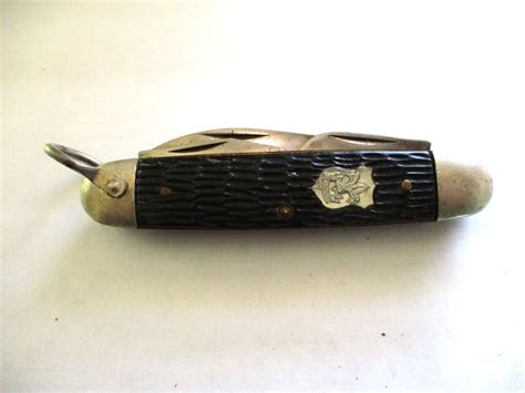 Original Vintage Imperial Boy Scout Knife Jackknife 4 Blade Folding ...