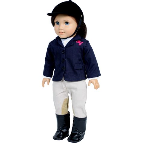 Equestrian Horseback Riding Outfit for 18 Inch American Girl Doll C...