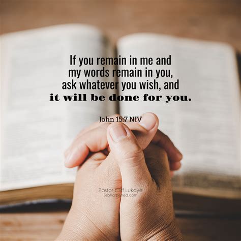 John 15:7 ~ Daily Devotion February 15 2023 - Daily Devotional